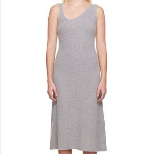 LVIR Gray Asmmetrical Midi Dress